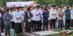 Bupati Bogor Rudy Susmanto Shalat Idul Fitri